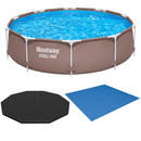 Piscina Bestway Original 3,05x3,05m 5200L + Lona e Capa Pro Max