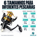 Molinete Elite Gold com 2+1 Rolamentos - Marine Sports