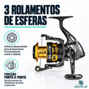 Molinete Elite Gold com 2+1 Rolamentos - Marine Sports