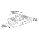 Maleta Ferramentas Granite Pro Baixa Ref.25774