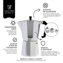 Cafeteira Alumínio Para 12 Xicaras - Mimo Style