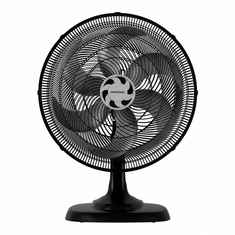 Ventilador de Mesa Turbo 6 Pás 50cm Preto 135W - Ventisol