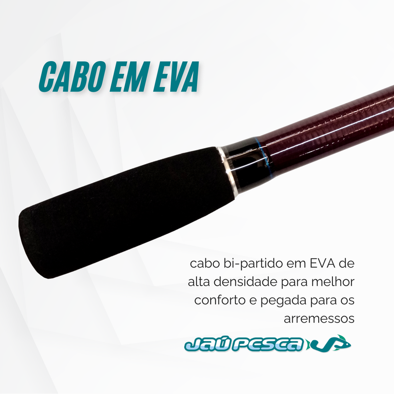 Vara Carretilha ALBACORA C2402 2,40m 50lbs 2P Albatroz