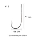 JP Cartela Anzol 4330 Aço Niquel Jaú Pesca