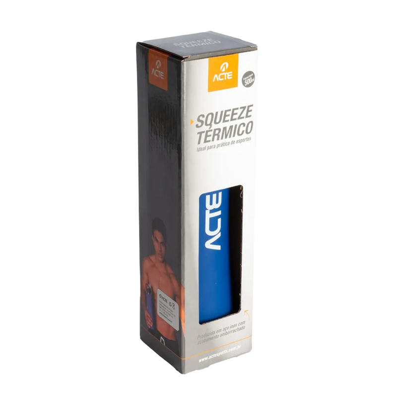 SQUEEZE TERMCO EMBORRACHADO 500ML AZUL