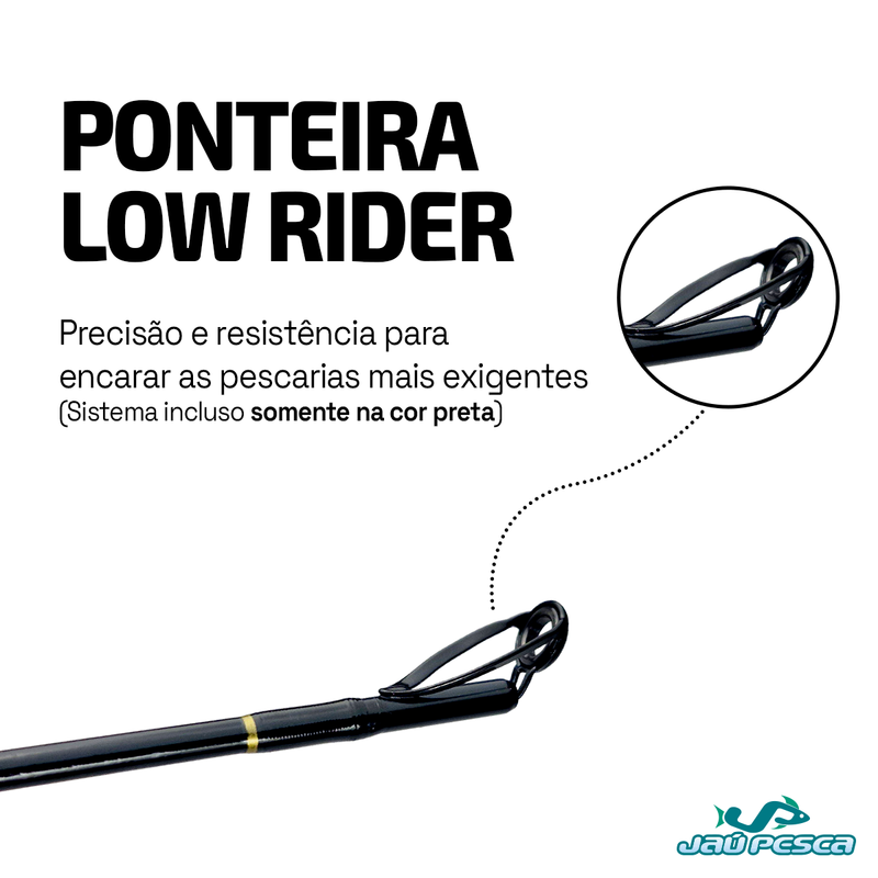 Kit Vara New Tamba Max 30-60lbs + Carretilha BlackTamba BT11 10+1 Rolamentos 8kg Drag - Maruri