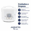 Panela Elétrica de Arroz Riso 10 Xícaras 220V Branca - Agratto