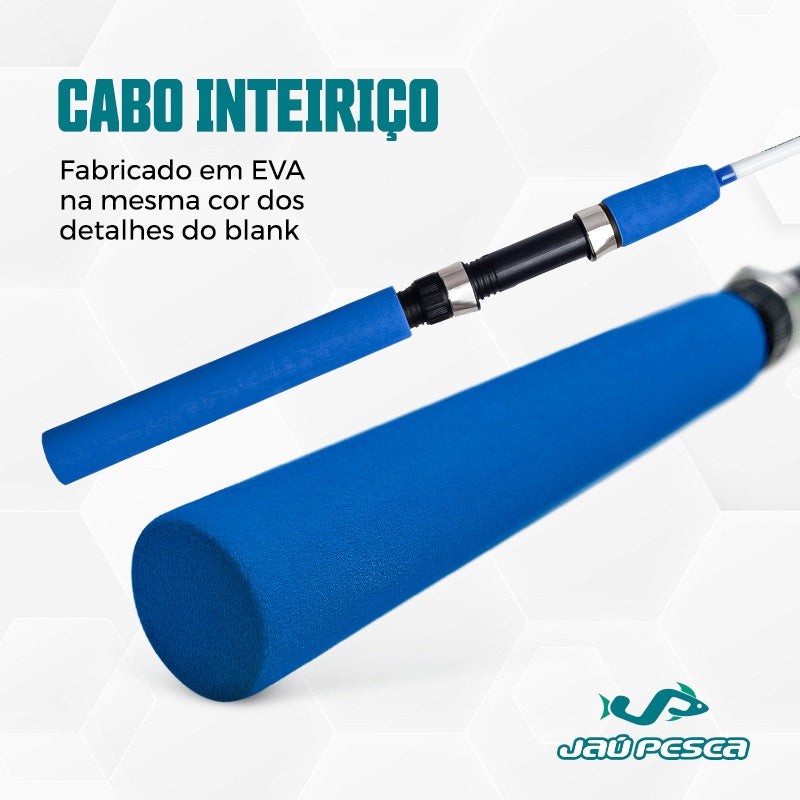 Kit Vara Callisto 20 Lb 2 Partes + Molinete Jp250 5.1:1