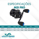 Carretilha Albatroz M21 PRO 6 Rolamentos