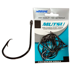Cartela Anzol MUTSU Blacknickel Marine Sports