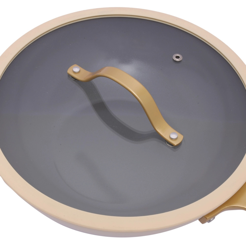 Frigideira Wok Liber Cook Gold 28Cm
