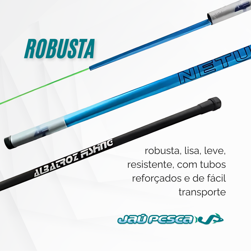 Vara Telescopica Gomo Longo NETUNO Albatroz Fishing