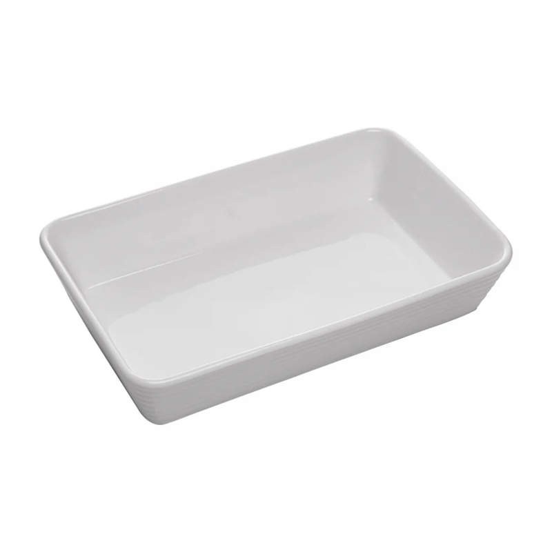 Conjunto 3 Refratários Linea Branco em Porcelana - Lyor