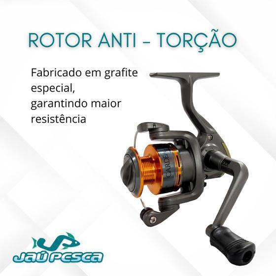 Molinete Micro CARDEAL Aluminio 3 Rolamentos 5.2:1 Albatroz