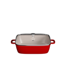 Caçarola Quadrada com Tampa de Vidro 28cm - Mimo Style 