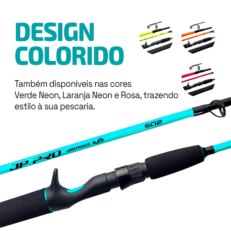 Kit ML Vara Carretilha JP PRO 10-20lbs/12-25lbs - Jaú Pesca