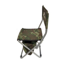 Banqueta Metal 3/4 Com Encosto e Bolsa Narciso