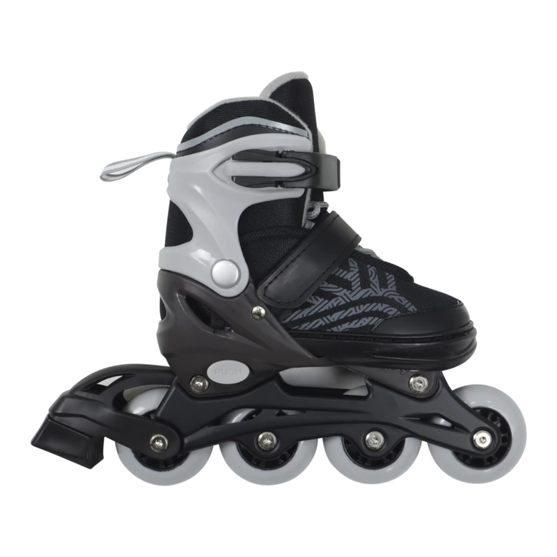 Patins Inline Flexx 3.0 Prata P (29-32) P55/Belfix
