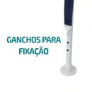 Gazebo Tubular 18mm 2,4x2,4x2,45 C/8 Estaca P/ Fixação No Solo