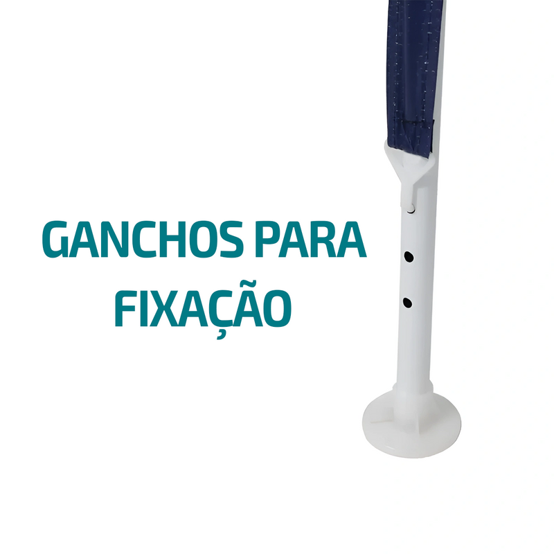 Gazebo Tubular 18mm 2,4x2,4x2,45 C/8 Estaca P/ Fixação No Solo