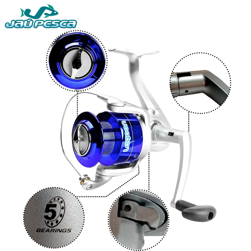 Molinete Marine Neo Plus Lagoon 4000 5 Rolamentos 5.2:1