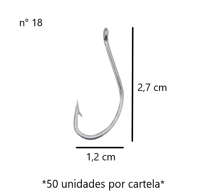 Caixa Anzol Maruseigo Niquel Marine Sports