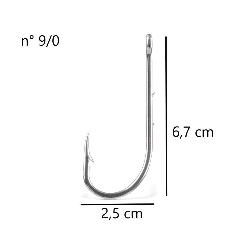 JP Cartela Anzol 4330 Aço Niquel Jaú Pesca