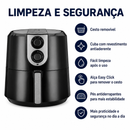 Fritadeira Air Fryer Agratto Supremma 6,2L Preta - Agratto
