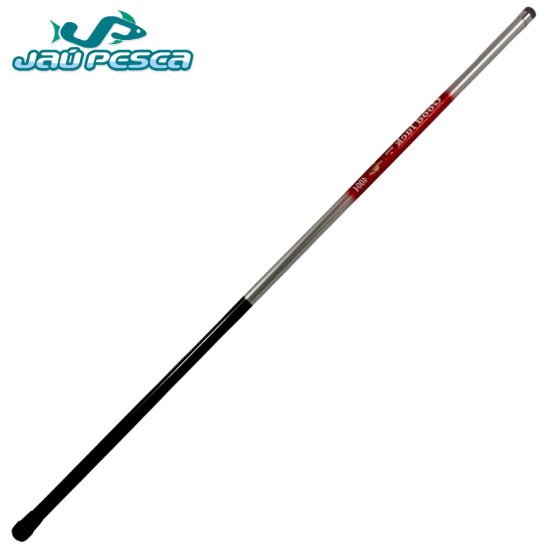 Kit 1 Vara Telescopica Gomo Longo JP Traíra 5,00 e Acessorios