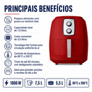 Fritadeira Air Fryer Supremma 7,5L Mecânica - Agratto