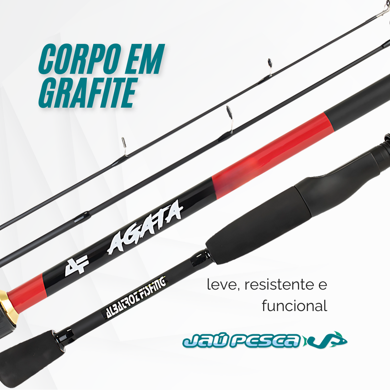 Vara Molinete AGATA 6-12lbs Albatroz Fishing