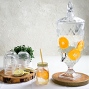 Suqueira Cristal com Pé e Tampa Diamond 4,7L - Lyor
