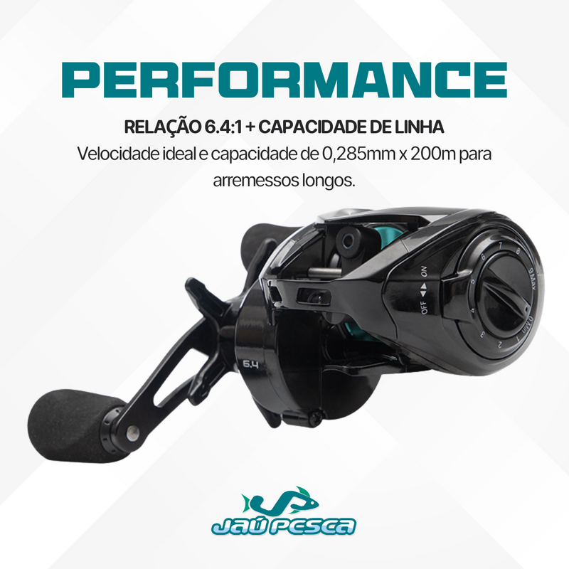 Kit De Pesca Crobat Laranja (Vara + Carretilha) Maruri