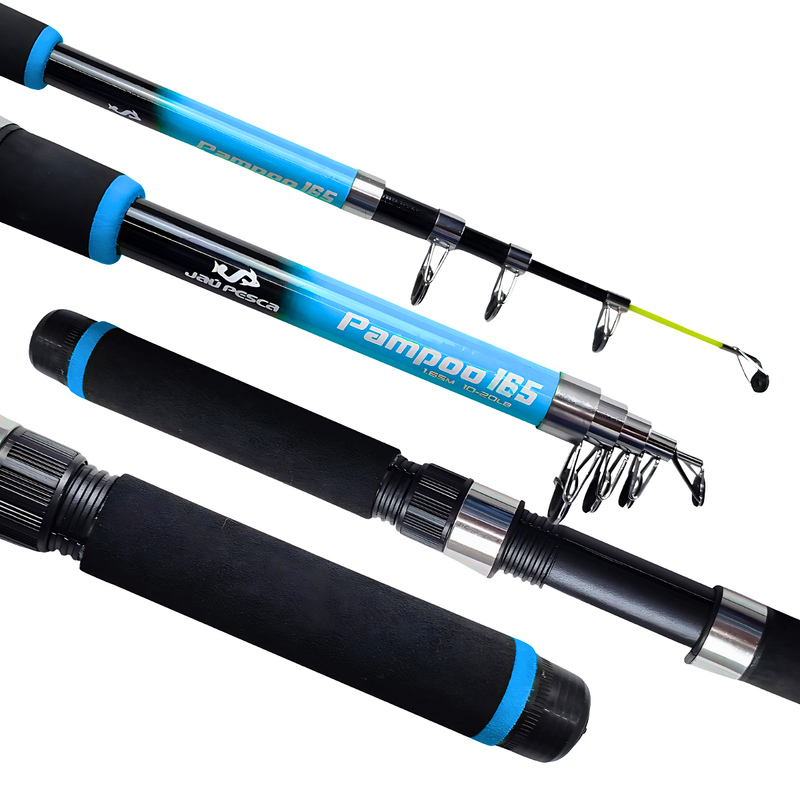 Vara Telescópica Molinete JP Pampoo