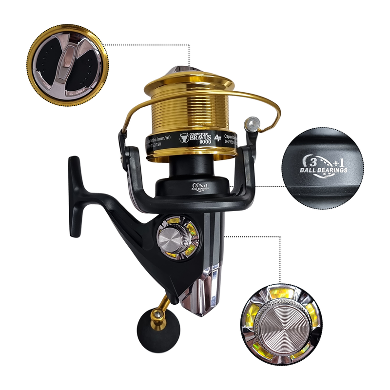 Molinete Albatroz BRAVUS 9000 COMPETITION