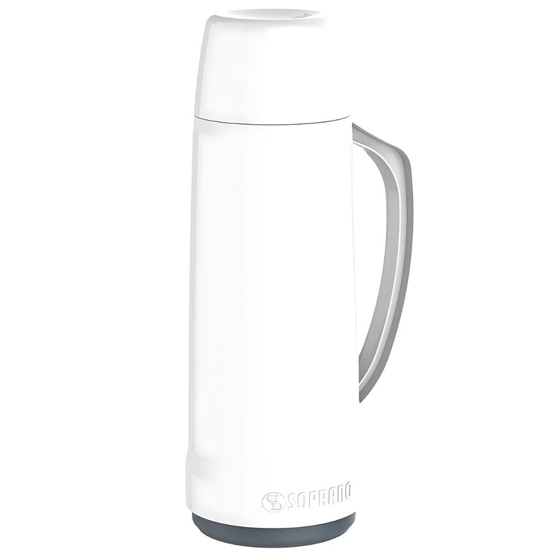 GARRAFA TERMICA CRISTAL 1L BRANCA