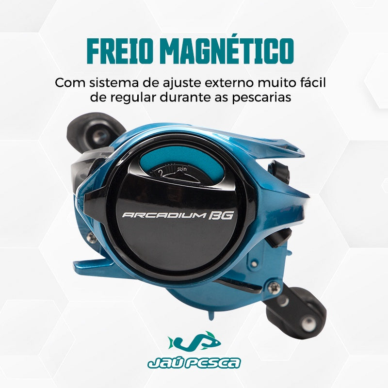 Kit Vara New TAMBA MAX 30-60 lbs + Carretilha ARCADIUM BG