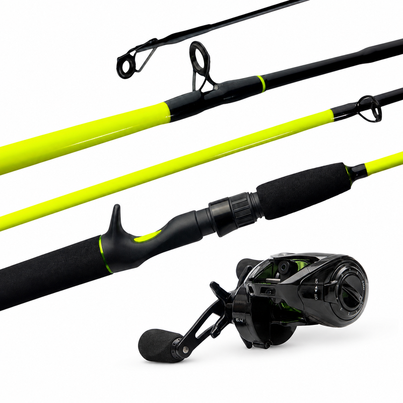 Kit Vara JP Pro 10-25lb + Carretilha Crobat - Jaú Pesca