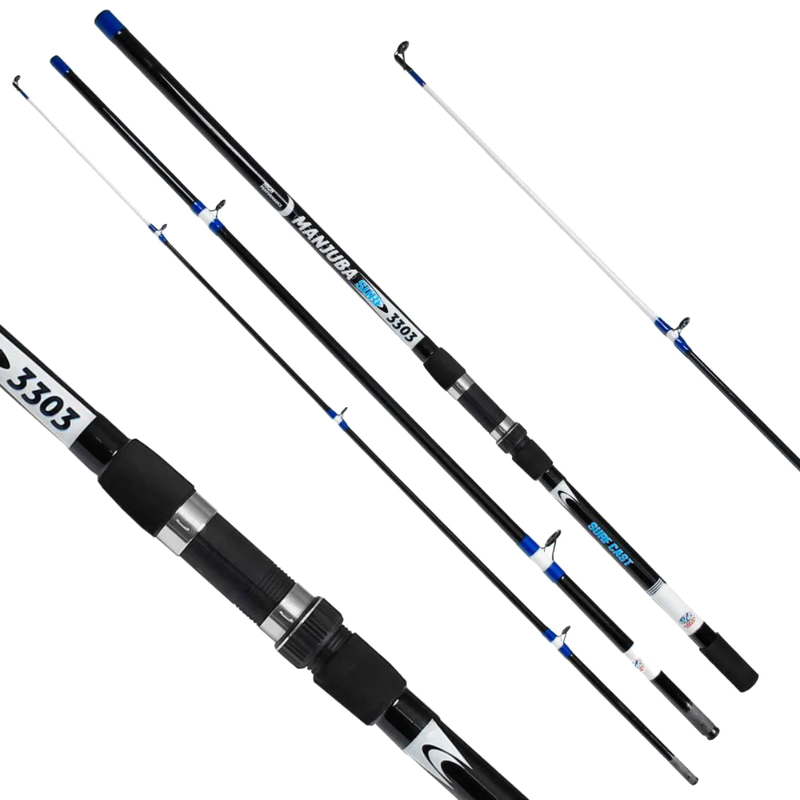 Vara Molinete MANJUBA 3 Partes Albatroz Fishing