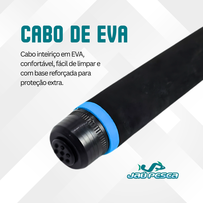 Kit De Pesca S200 Vara Molinete e Acessórios Meli Pesca Jau