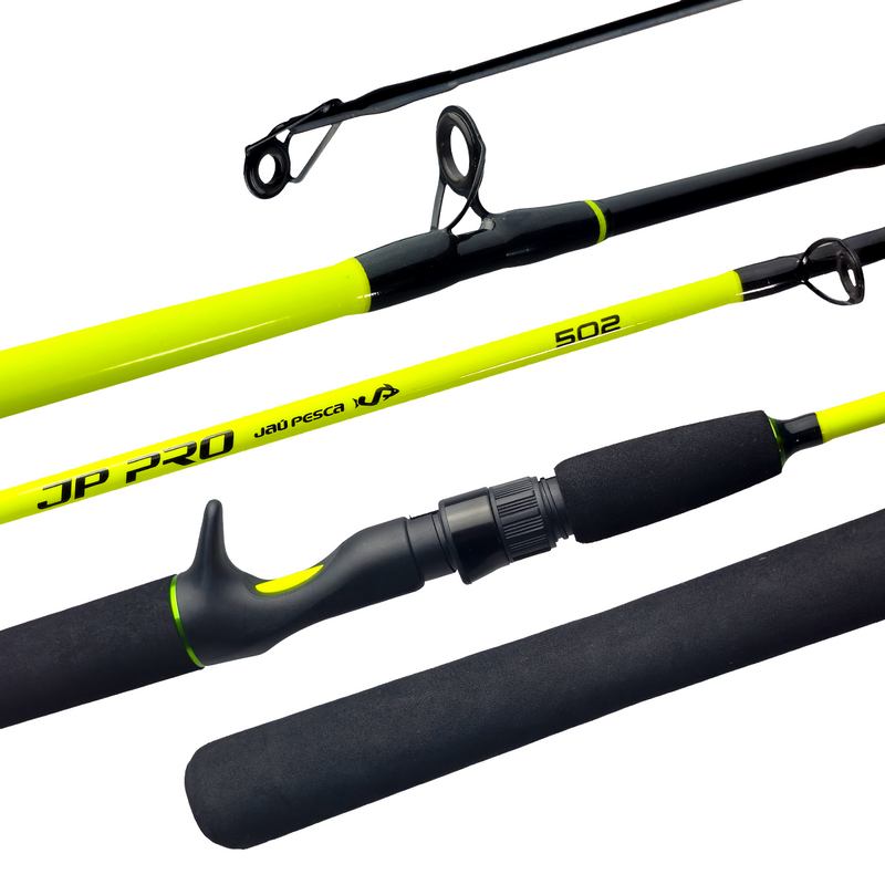 Vara Carretilha JP PRO 10-20lbs/12-25lbs - 4 cores - Jaú Pesca