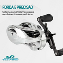 Carretilha F7 Eva8 12 Rol. Vel. de 8.5:1 Drag 4kg
