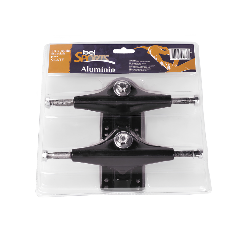 Kit 2 Trucks Especial Alumínio para Skate  P88/Belfix