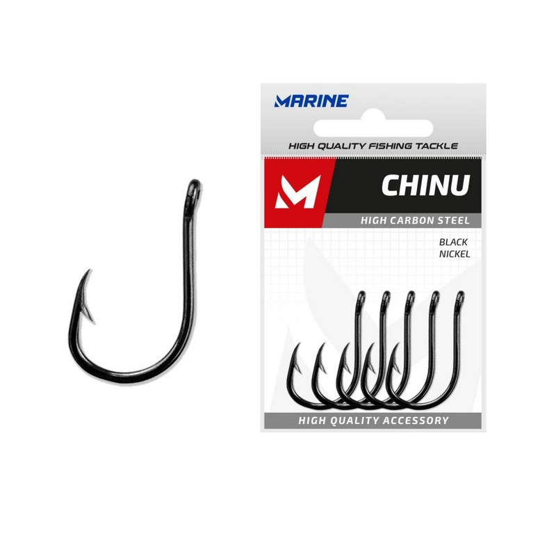 Cartela Anzol Chinu Black Nickel Marine Sports