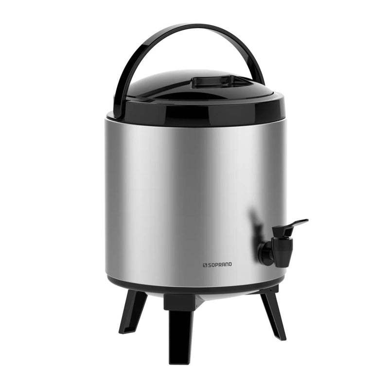BOTIJAO PALACE 6L INOX/PRETO