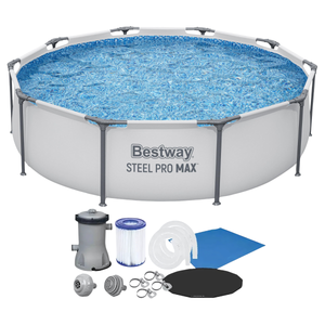 Conjunto Piscina 4x4m + Capa + Filtro 110/220 + Lona Bestway