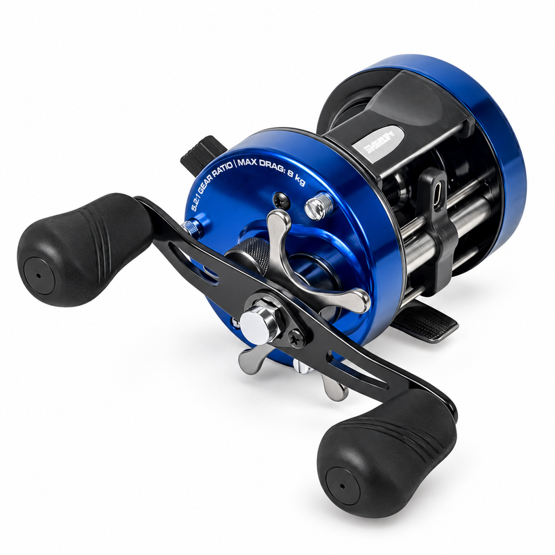 Carretilha Caster EVO 400  3+1 Rolamentos 8kg Drag - Marine