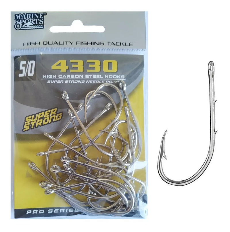 JP Cartela Anzol 4330 Aço Niquel Jaú Pesca