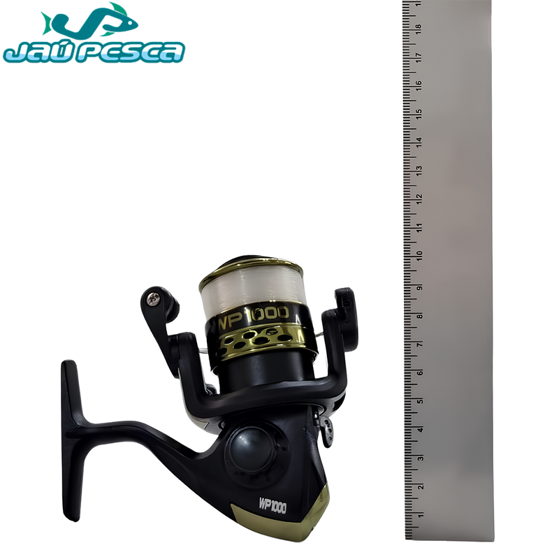 Kit de Pesca 04 Vara 2P 1,50 mts + Molinete Maleta e Saquinho Albatroz