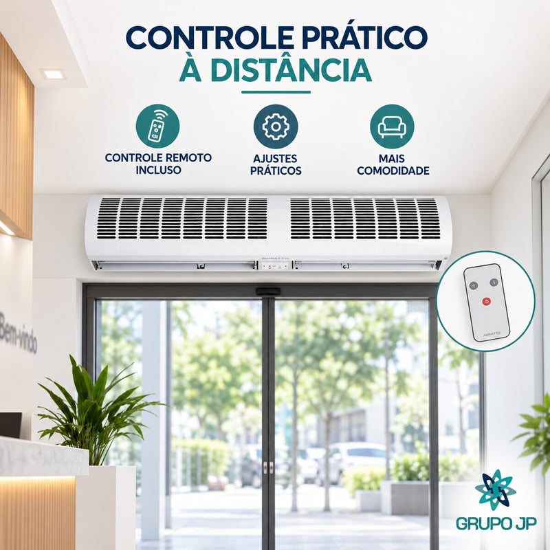 Cortina de Ar 120cm com Controle Remoto 220V - Agratto